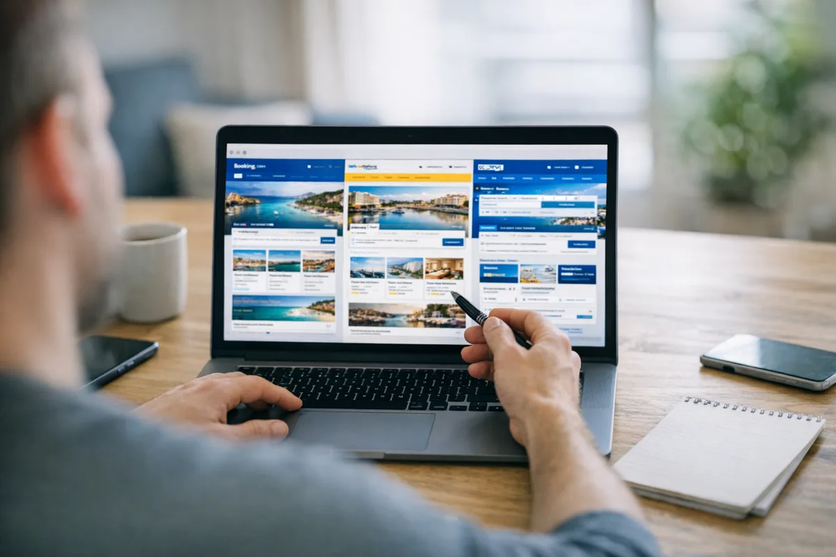 Reiseportale im Vergleich: Booking.com vs. HolidayCheck vs. CHECK24